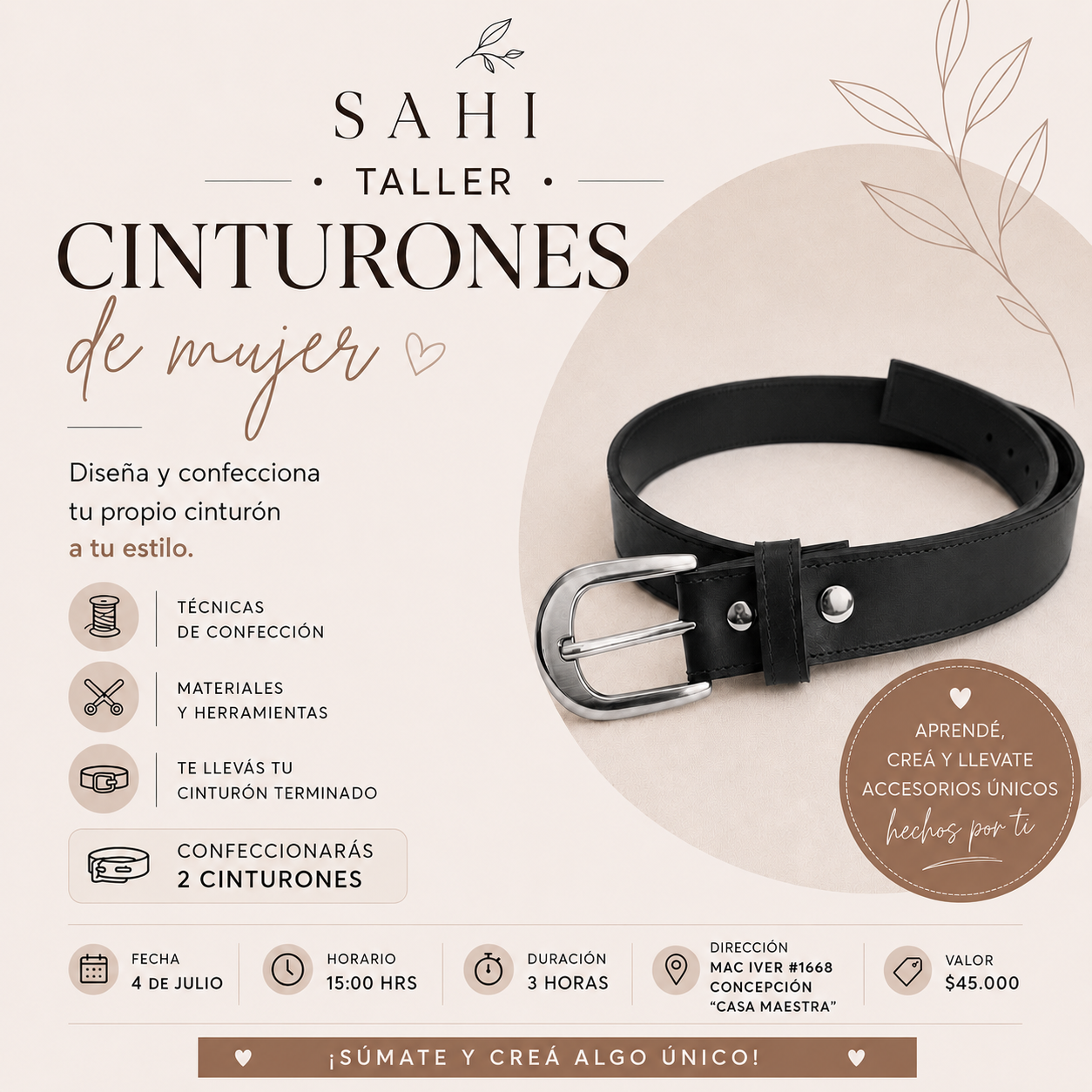 Taller Cinturones
